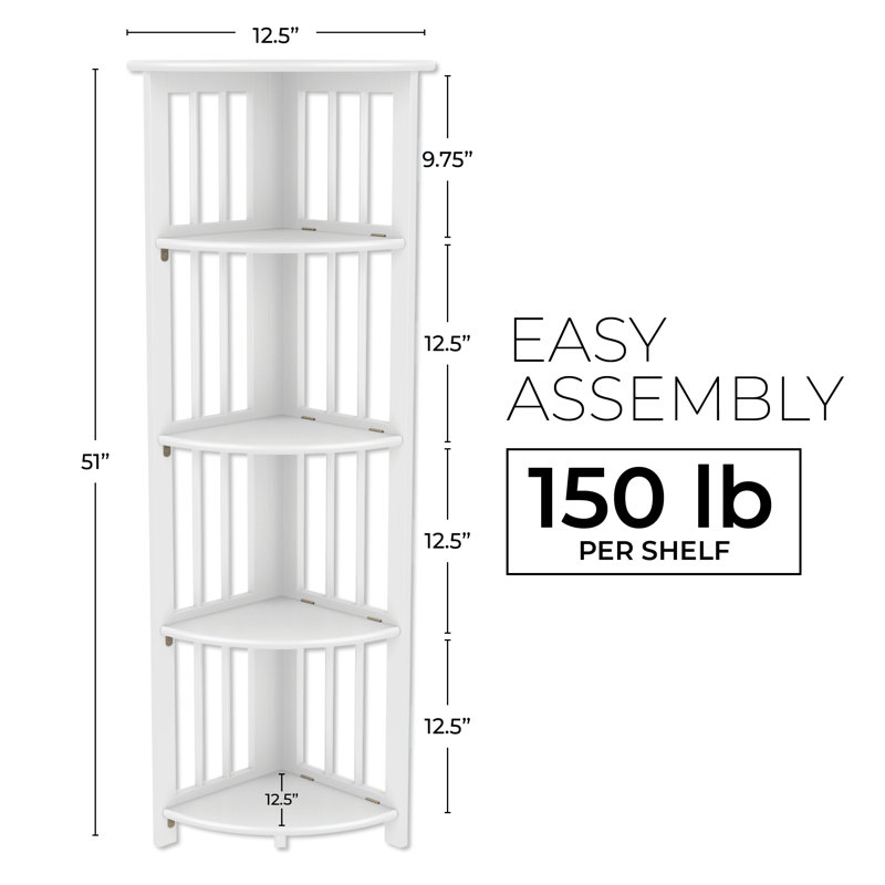 Union Rustic 12.5'' W Solid Wood Shelving Unit & Reviews Wayfair